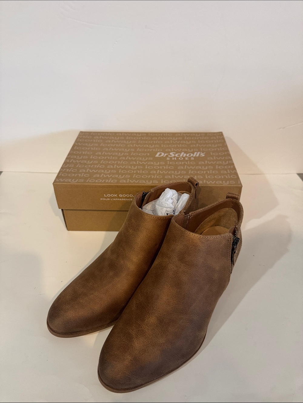 Dr. Scholls Lainey Almond Toe Western Short Boots
